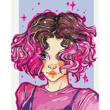 Картина по номерам "Яркие локоны" @nila_art_art BS53521 Brushme 40х50 см