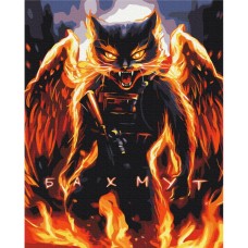 Картина по номерам "Котик Несокрушимый Бахмут" ©Марианна Пащук BS53700 Brushme 40х50 см