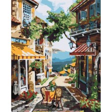 Картина по номерам "Полденный городок" BS39414 Brushme 40х50 см