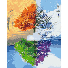 Картина за номерами без підрамника "Пори року" Art Craft  11011-ACNF 40х50 см