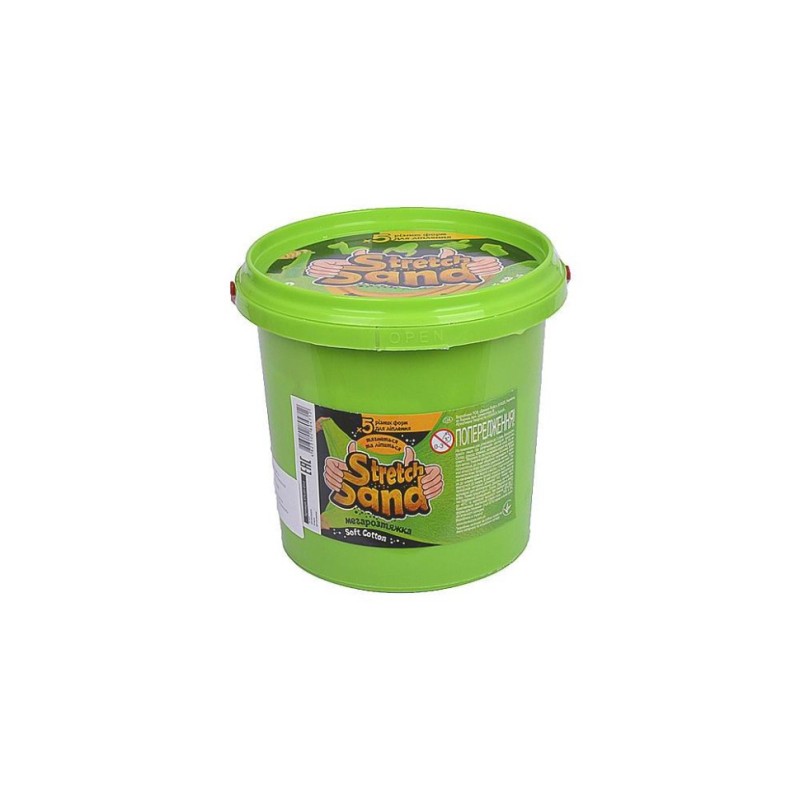 Креативна творчість "Stretch Sand" STS-01-01U 700 гр Зелений
