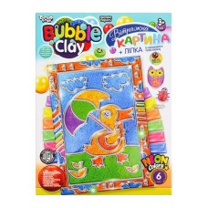 Набір креативної творчості "BUBBLE CLAY" BBC-02-01U…-06U вітражна картина Качка