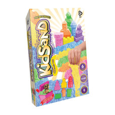 Кінетичний пісок "KidSand" KS-04-10U-15U коробка 1000 гр Вид 5