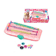 Набір для творчості для створення браслетів MBK-515Y футляр 23,5 см, нитки, намистини