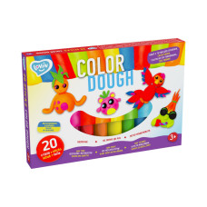Набор для лепки с тестом Color Dough 41204, 20 стыков.