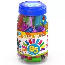 Набор для лепки с тестом Mega dough 41227, 85 стыков