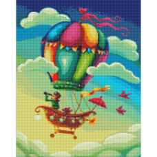 Алмазная мозаика"Путешественники" ©Elena Schweitzer AMO7315 Идейка 40х50 см