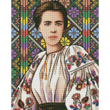 Алмазная мозаика"ЛесяУкраинка" ©mosyakart AMO7580 Идейка 40х50 см