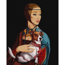 Картина за номерами "Справжній українець" ©111viktoriiaa Ідейка KHO4929 40х50 см