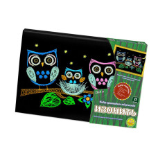 Набір креативної творчості "Сови" IZN-01-04, 21х31 см