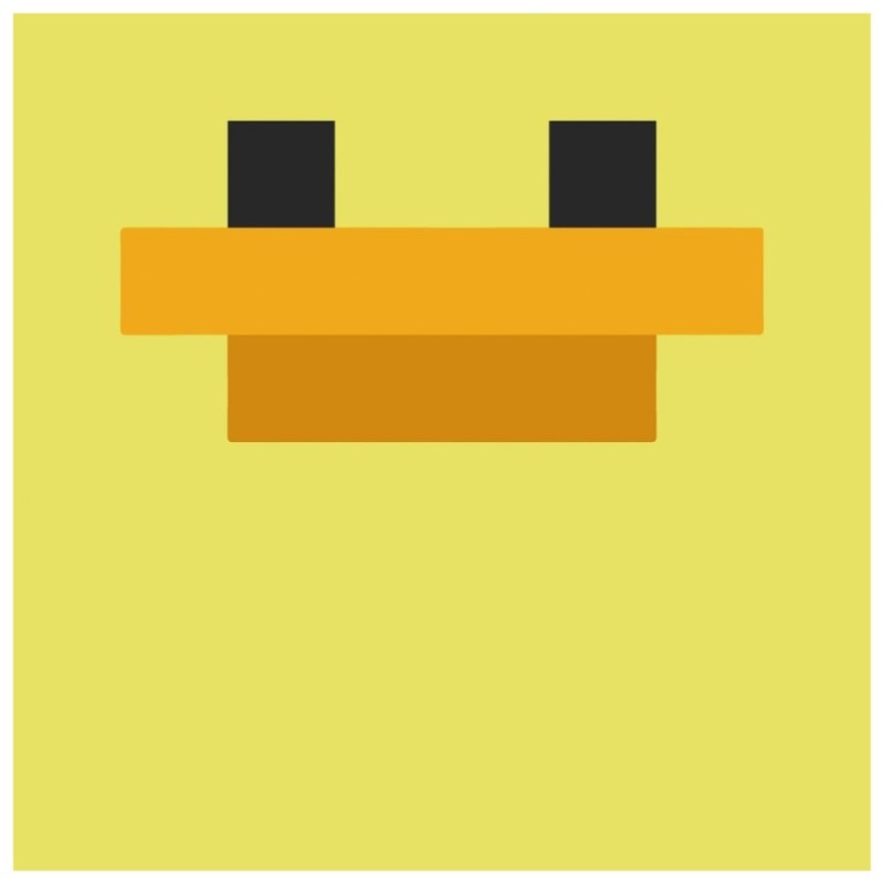 Розпис на полотні "Качка" 15021-AC 30x30 см