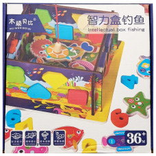 Деревянный сортер-рыболов "Океан" C 61739 стены-конструктор, математический и фигурный