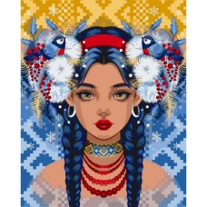 Картина по номерам "Юная зима" ©POLLYPOP92 10002-AC 40x50 см