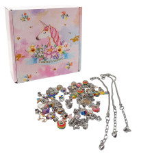Набор для создания шарм-браслетов "Пандора" ЕДИНОРОГ PNDR-UNC