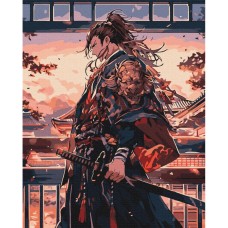 Картина по номерам "Самурай" BS53833, 40х50 см