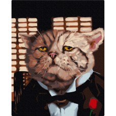 Картина по номерам "Крестный Отец" © Lucia Heffernan BS53512, 40х50см