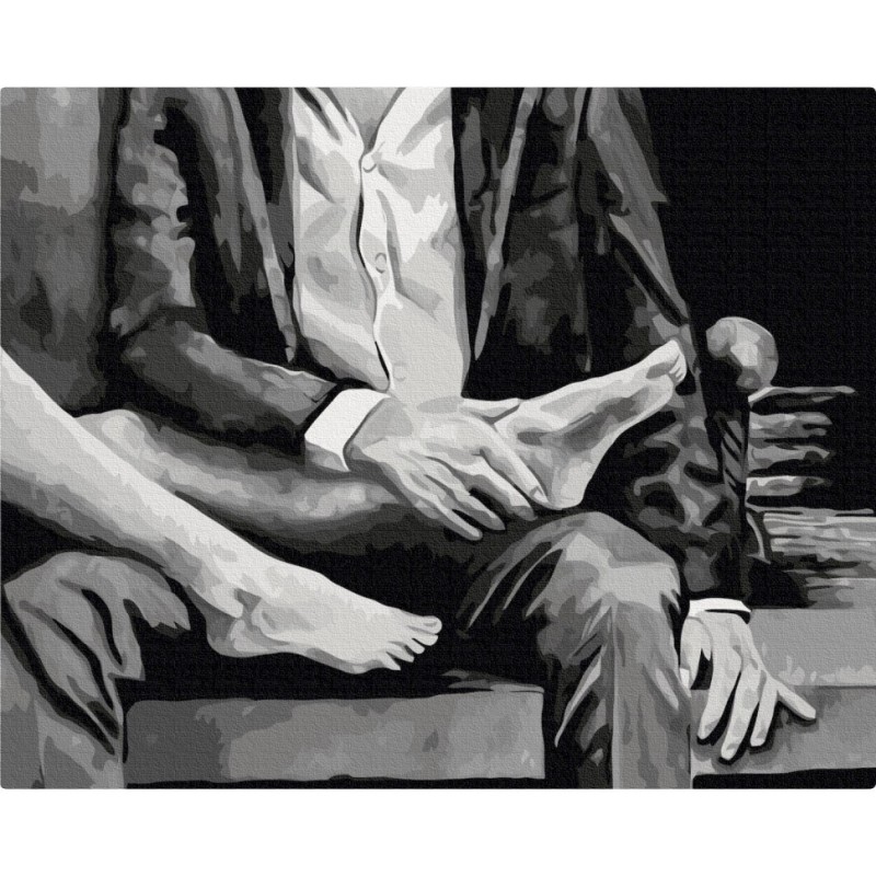 Картина за номерами "Мова тіла 2" © Anna Esthete BS53856, 40х50см