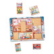 Пазл дитячий дерев'яний "Котячий будинок" (ПСД249) PSD249, 176 елементів