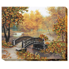 Набор для вышивания бисером "Золото осени" AB-498 37х30 см