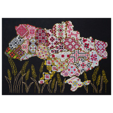 Набор для вышивания крестиком "Несокрушимая" AH-190 40х27 см