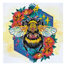 Набор-мини для вышивания бисером "Сладко" AM-225 15х15 см