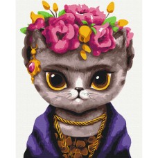 Картина по номерам "Киса Фрида" © Марианна Пащук Brushme BS53119 40x50 см