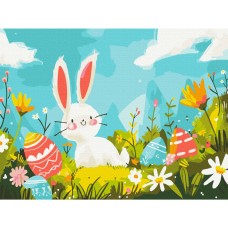 Картина по номерам "Приключения пушистика" Brushme KBS0150 30x40 см