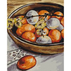 Картина по номерам "Крашанки и ива" © Карина Зимина Brushme BS53950 40x50 см