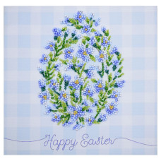 Набор для вышивания бисером "Пасхальный подснежник" AM-241 на натуральном холсте