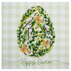 Набор для вышивания бисером "Пасхальный первоцвет" AM-242 на натуральном холсте