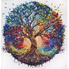 Набор для вышивания крестом "Центр Вселенной" AH-211 с пяльцами