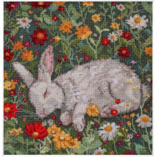 Набор для вышивания крестиком "Жаркий день" AH-222 с пяльцами