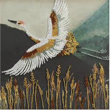 Набор меди для вышивания бисером "Возвращение домой" AMB-102 на натуральном холсте