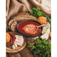 Картина за номерами "Обід козака" 11002-AC 40x50 см