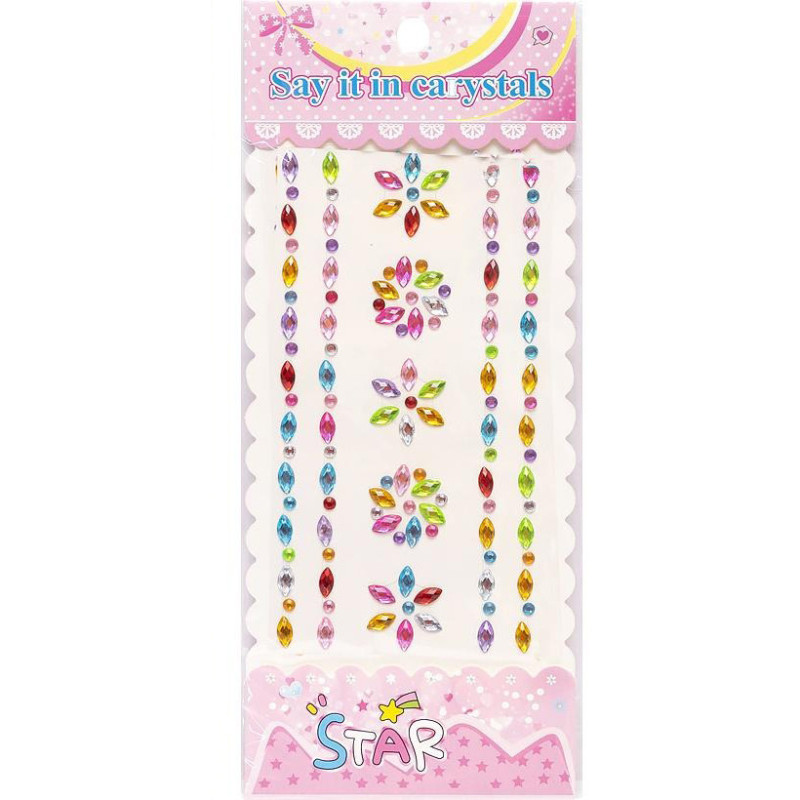 Наклейка камені "Зіроньки" XY-005 для авто, ноутбуків, телефонів Вид 4