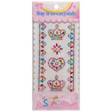 Наклейка камни "Звездочки" XY-005 для авто, ноутбуков, телефонов Вид 5