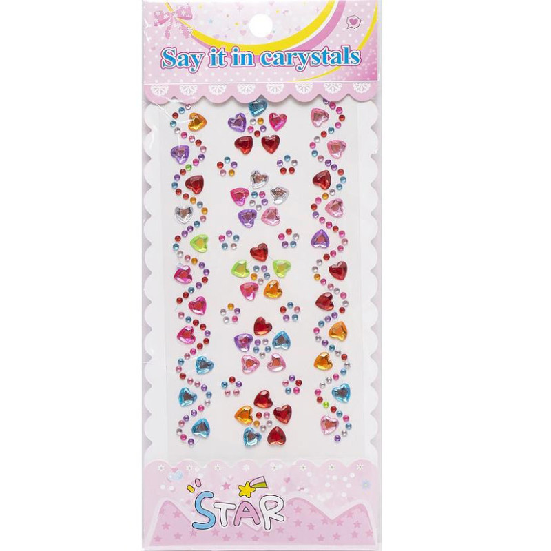 Наклейка камені "Зіроньки" XY-005 для авто, ноутбуків, телефонів Вид 9