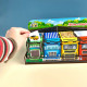 Дерев'яна настільна гра "Автопарк" Ubumblebees (ПСД082) PSD082 сортер-комодик