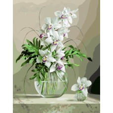 Картина по номерам. Brushme "Орхидеи в весе" GX21177, 40х50 см
