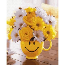 Картина по номерам. Brushme "букетик счастья" gx34186