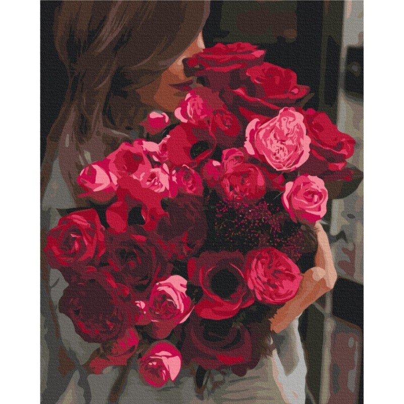 Картина за номерами "Букет від найріднішого" Brushme BS52547 40х50 см