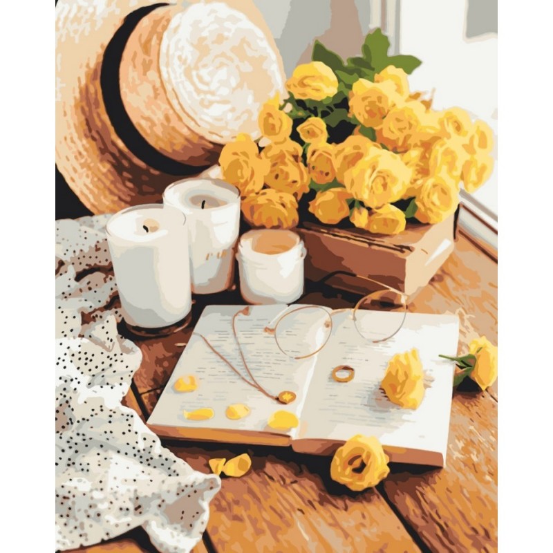 Картина за номерами "Квіткова книга" Brushme BS51336 40х50 см