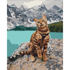 Картина за номерами "Улюбленець в горах" BS33346  Brushme 40х50 см