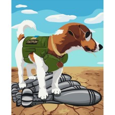 Картина по номерам "Украинский Патрон" ©Gusarenko-Markova Daria BS53220, 40х50 см