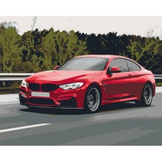 Картина по номерам "Спортивная машина" BS52619, 40x50 см