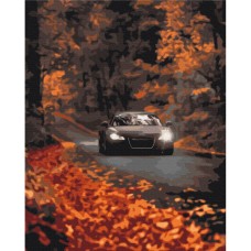 Картина по номерам "Осенняя дорога" BS53291, 40x50 см