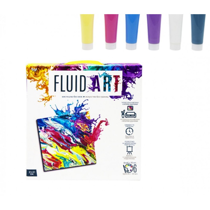 Набір креативної творчості "Fluid ART" FA-01-01-2-3-4-5, 5 видів FA-01-04
