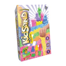 Кінетичний пісок "KidSand" KS-04-10U-15U коробка 1000 гр Вид 3