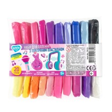 Набор для лепки с воздушным пластилином 70174, 20 стыков.