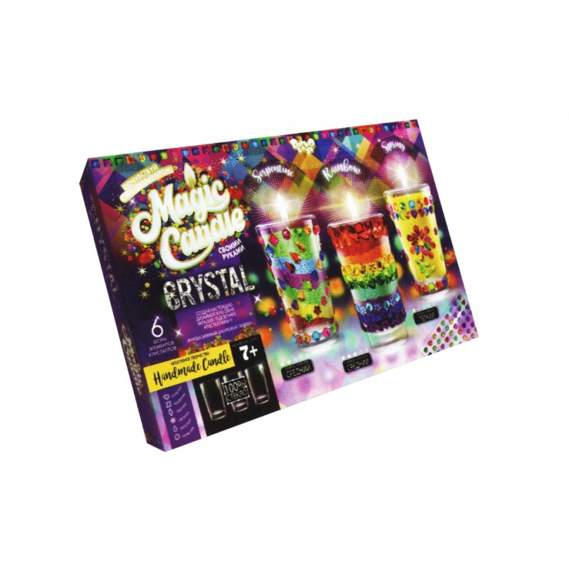 Комплект креативної творчості MAGIC CANDLE CRYSTAL 7320DT, 3 свічки в комплекті